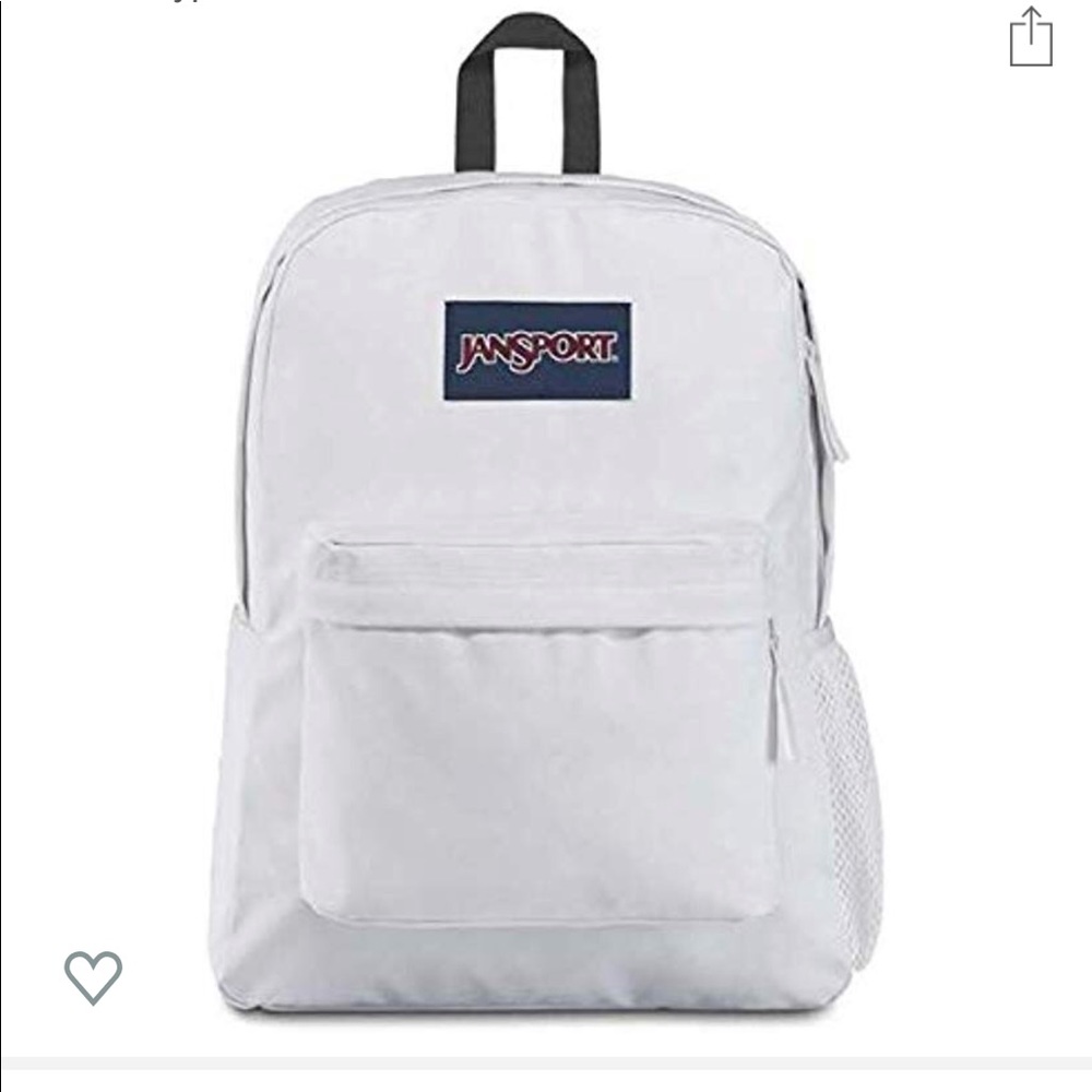 White Jansport Backpack